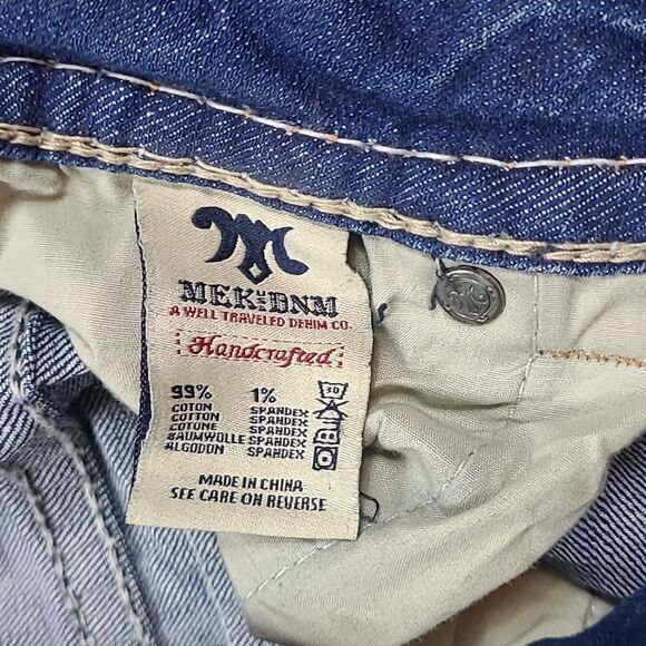 MEK DNM FOR BUCKLE LAS TUNAS BOOT CUT DENIM JEANS size 28 - Picture 8 of 10